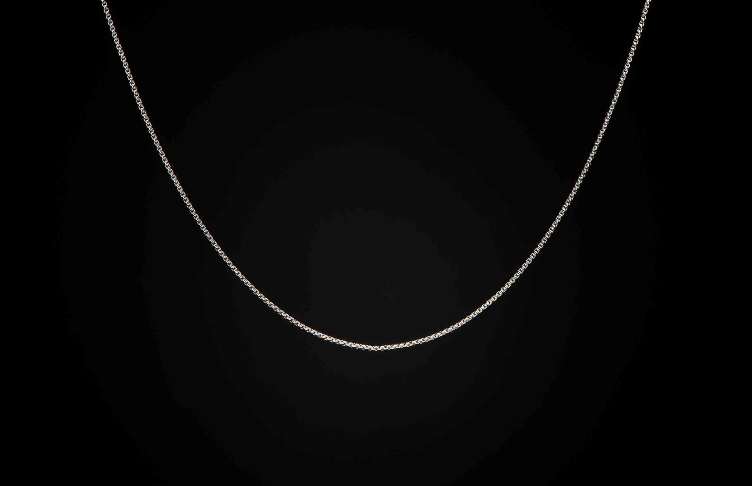 Box Chain 1.5mm Sterling Silver Bracelet Box Chain 1.5mm Sterling Silver Bracelet