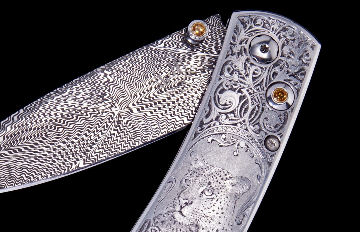 Damascus steel hotsell knife (B5)