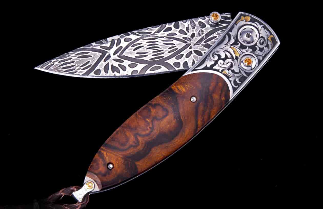 Monarch 'Turquoise Scroll' Pocket Knife