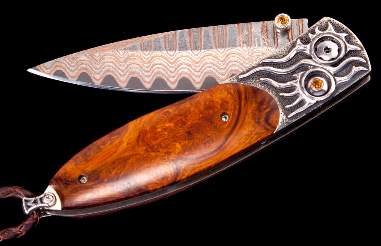 Monarch Flame Copper Wave Pocket Knife | William Henry | William Henry