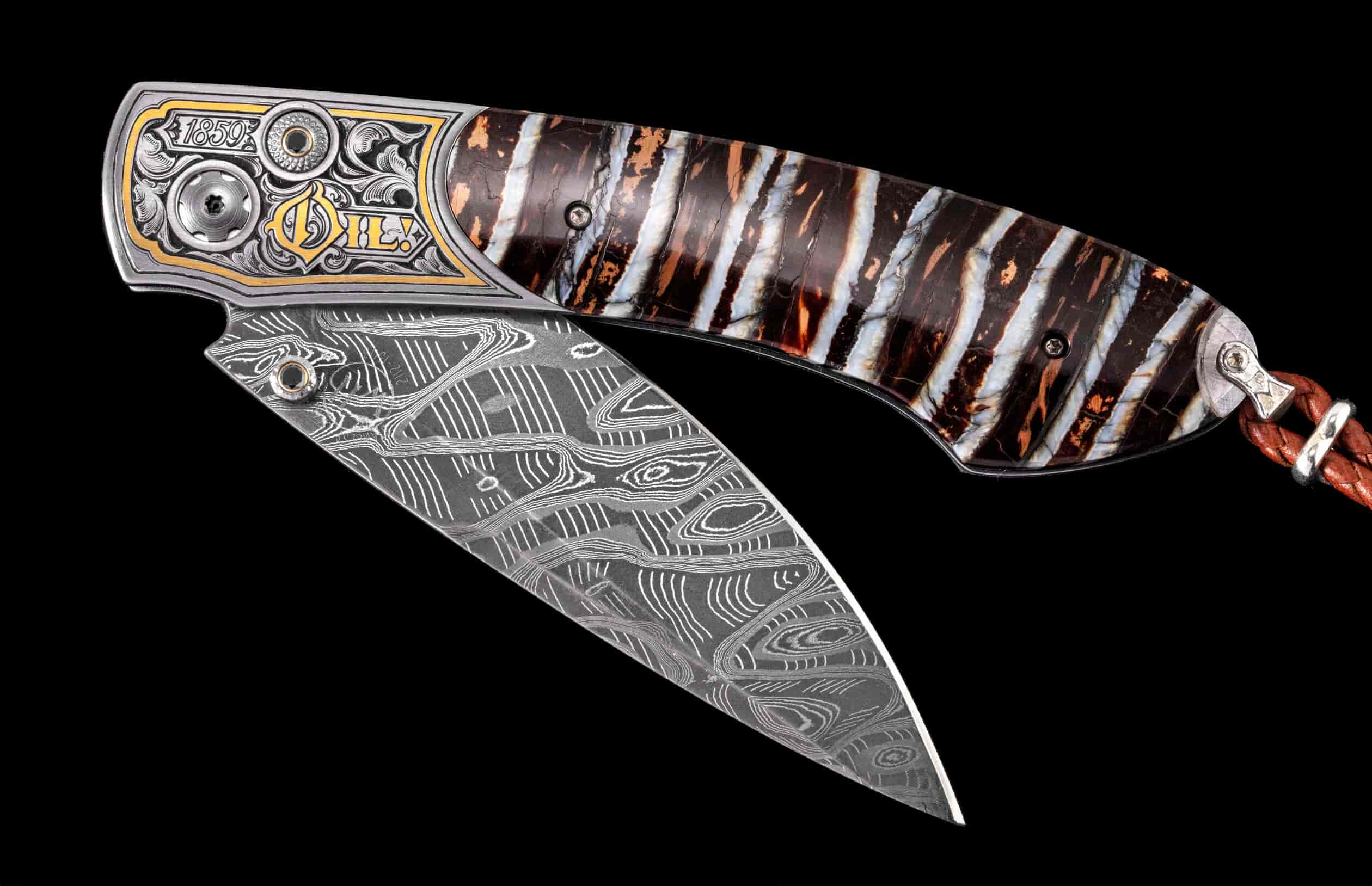 Spearpoint 'Black Gold II' Pocket Knife