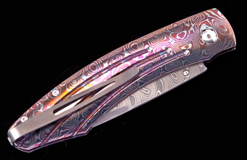 SE Spring Assisted Drop Point Folding Knife with Psychedelic