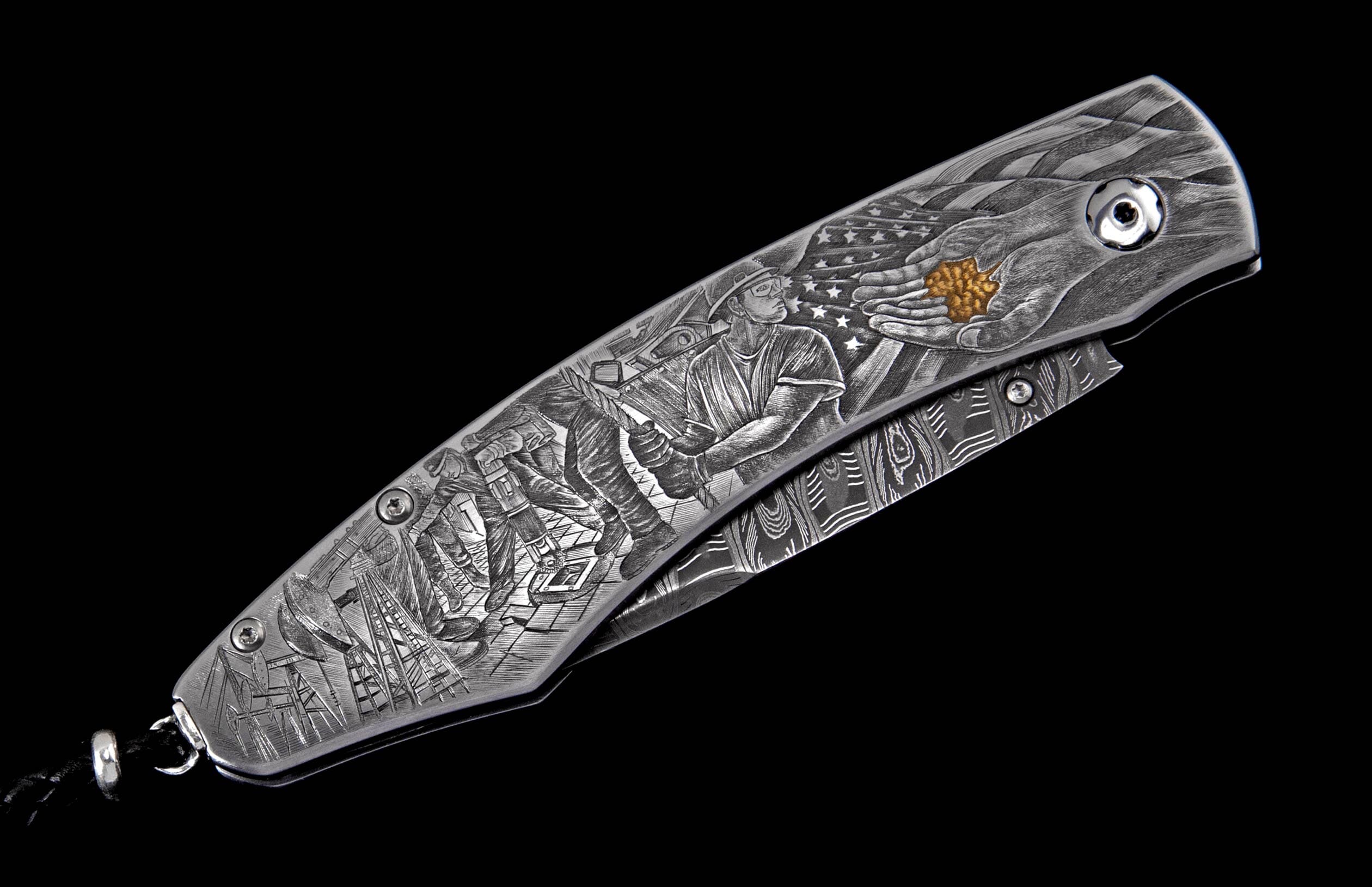 Spearpoint 'Roughnecks' Pocket Knife | William Henry