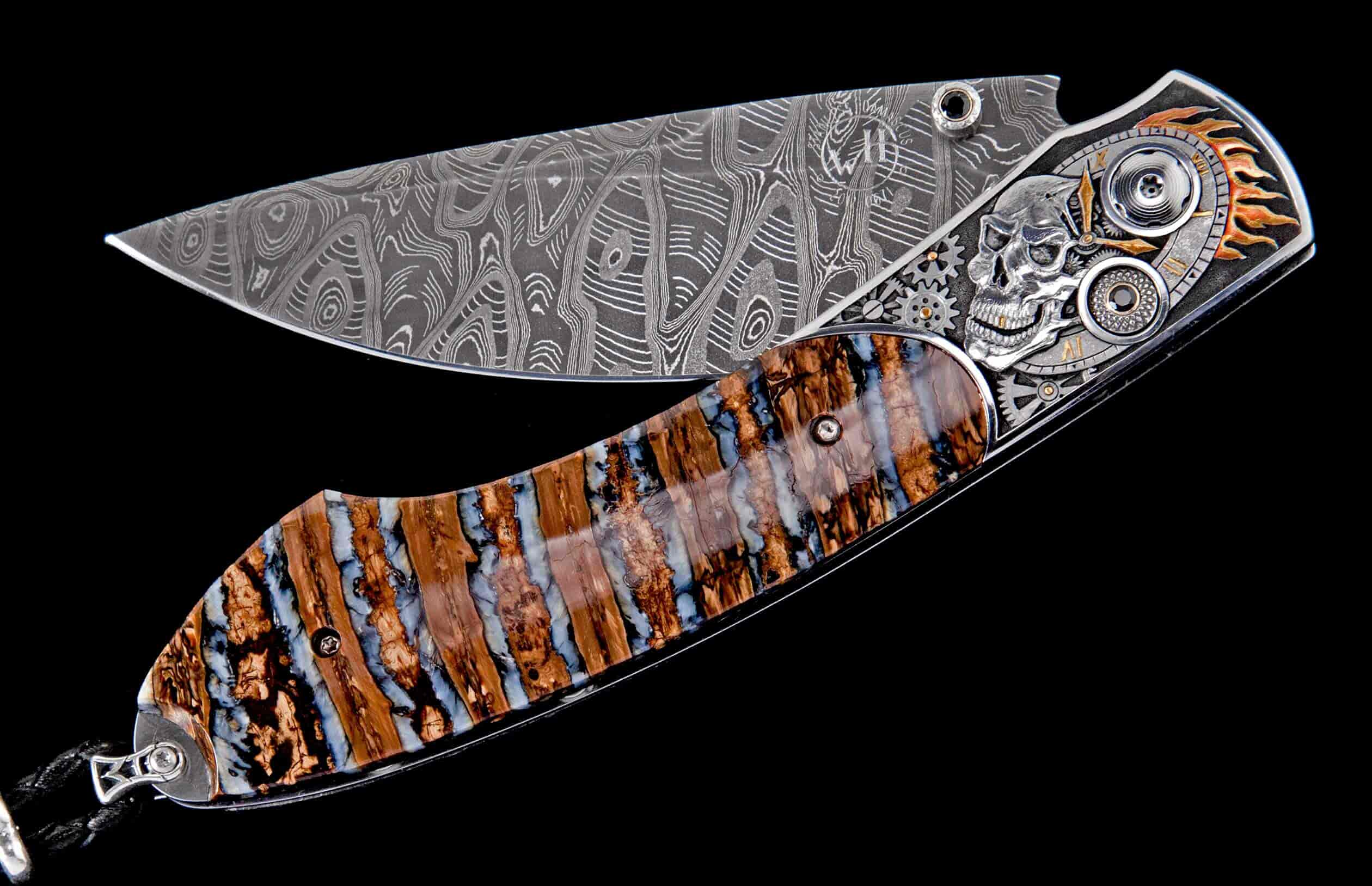 Spearpoint 'Skull Time' Pocket Knife | William Henry