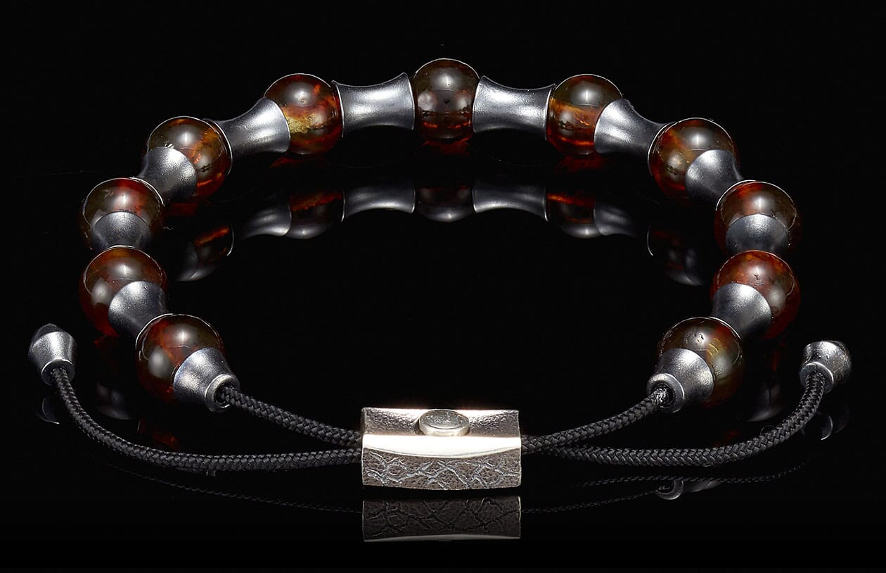 Amber Zenith (BB19 AMB) Men's Bracelet | William Henry Amber Zenith (BB19 AMB) Men's Bracelet | William Henry
