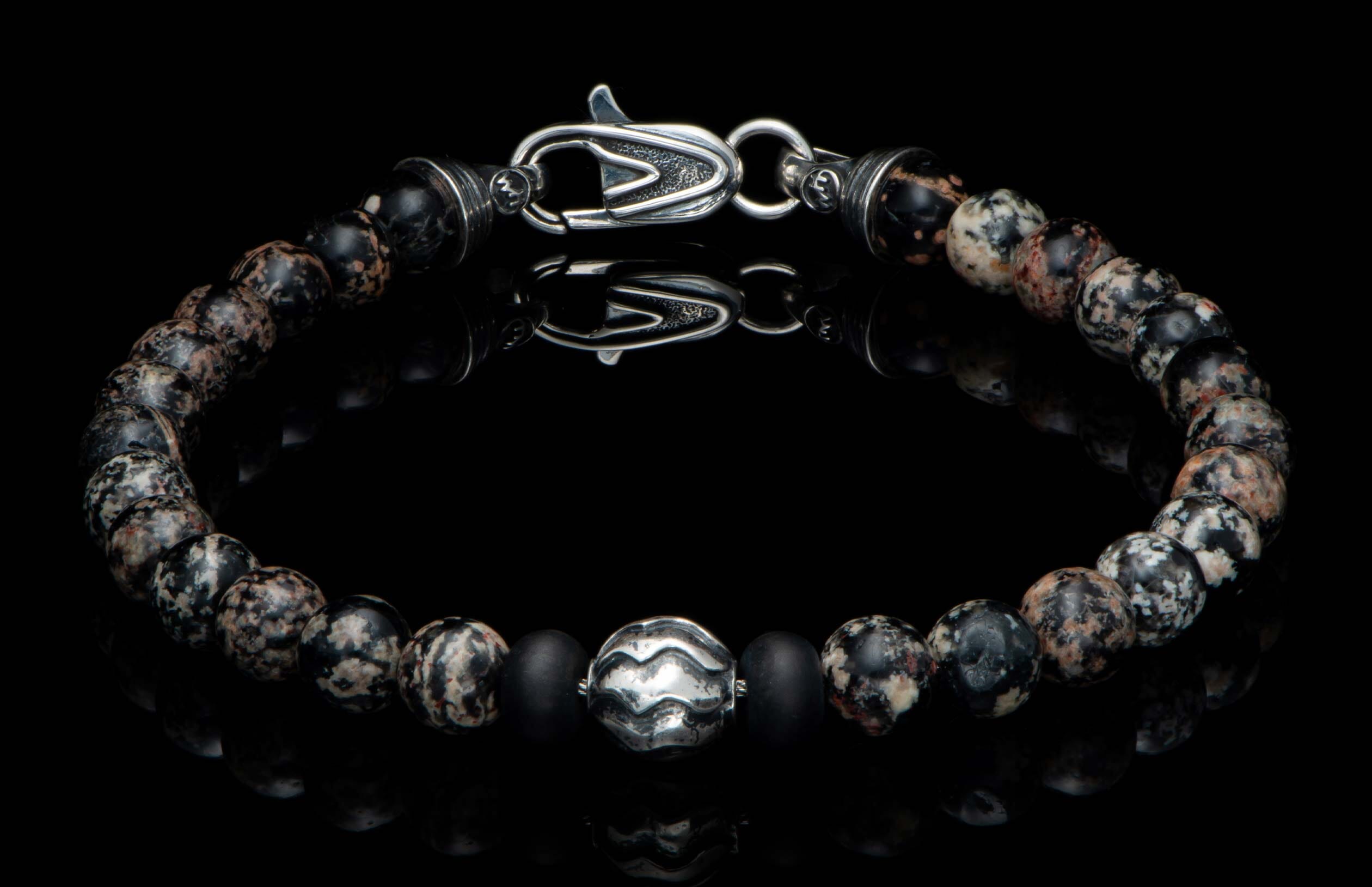 Mens discount obsidian bracelet