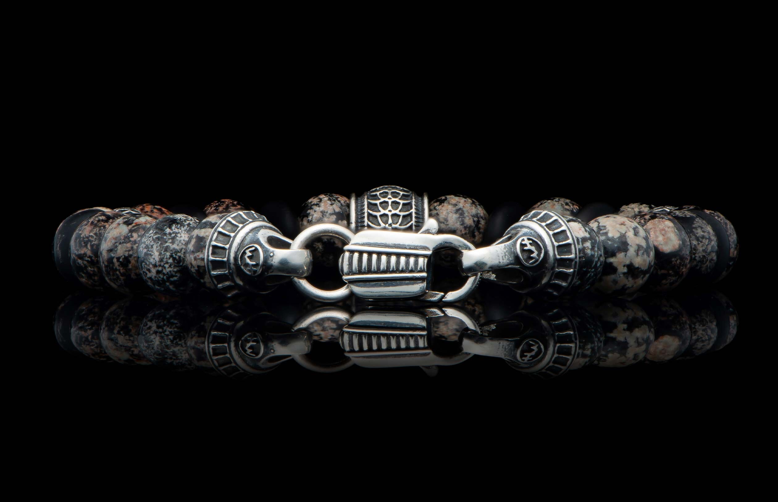 Newport - Red Obsidian (BB49 RSO) Men's Bracelet | William Henry Newport - Red Obsidian (BB49 RSO) Men's Bracelet | William Henry