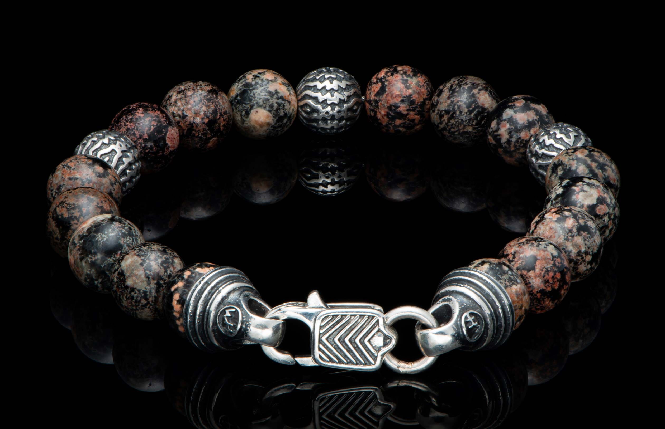 Seaside Red Obsidian BB50 RSO Men s Bracelet William Henry