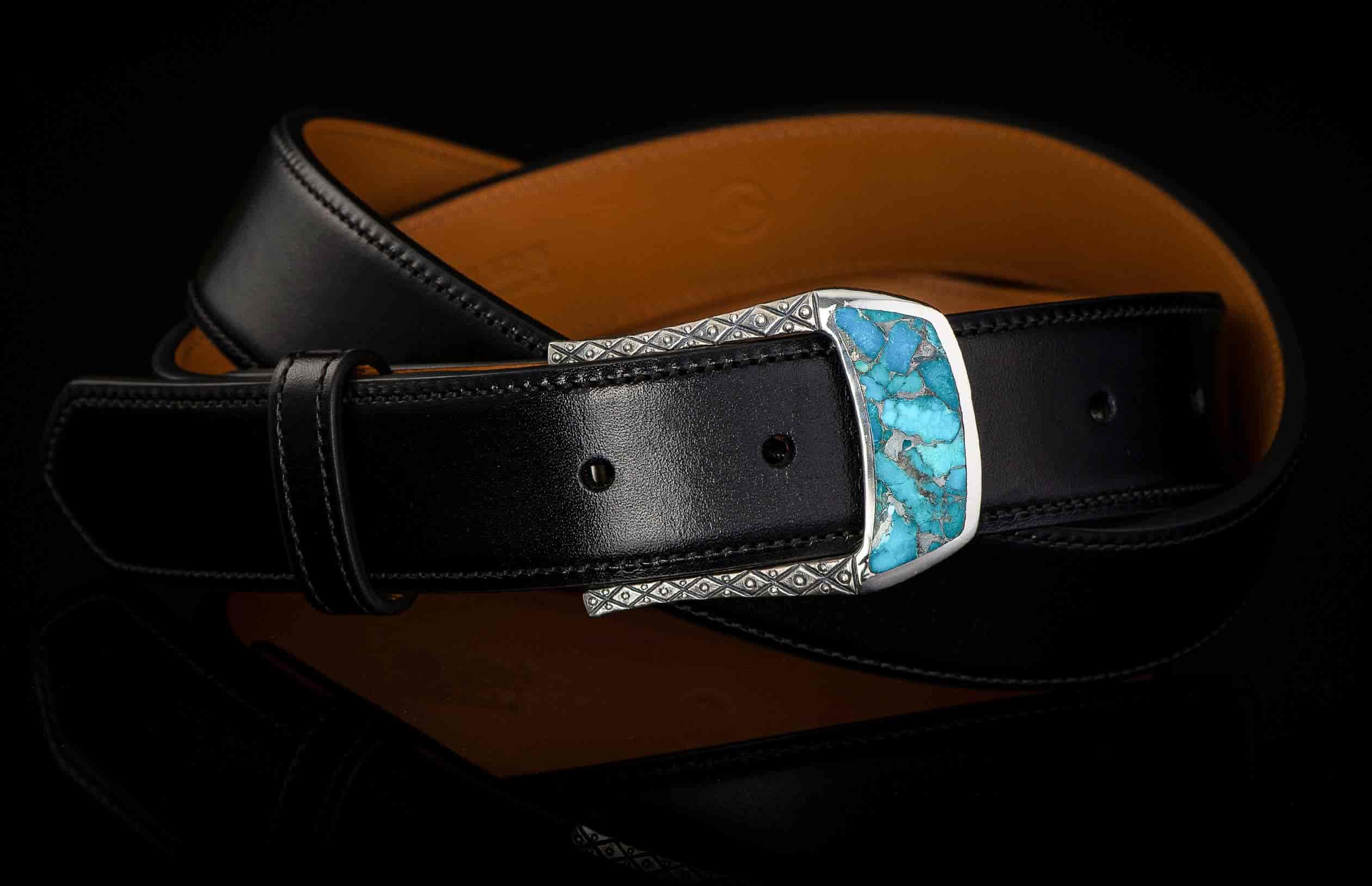Men's Custom Leather Belt Buckles