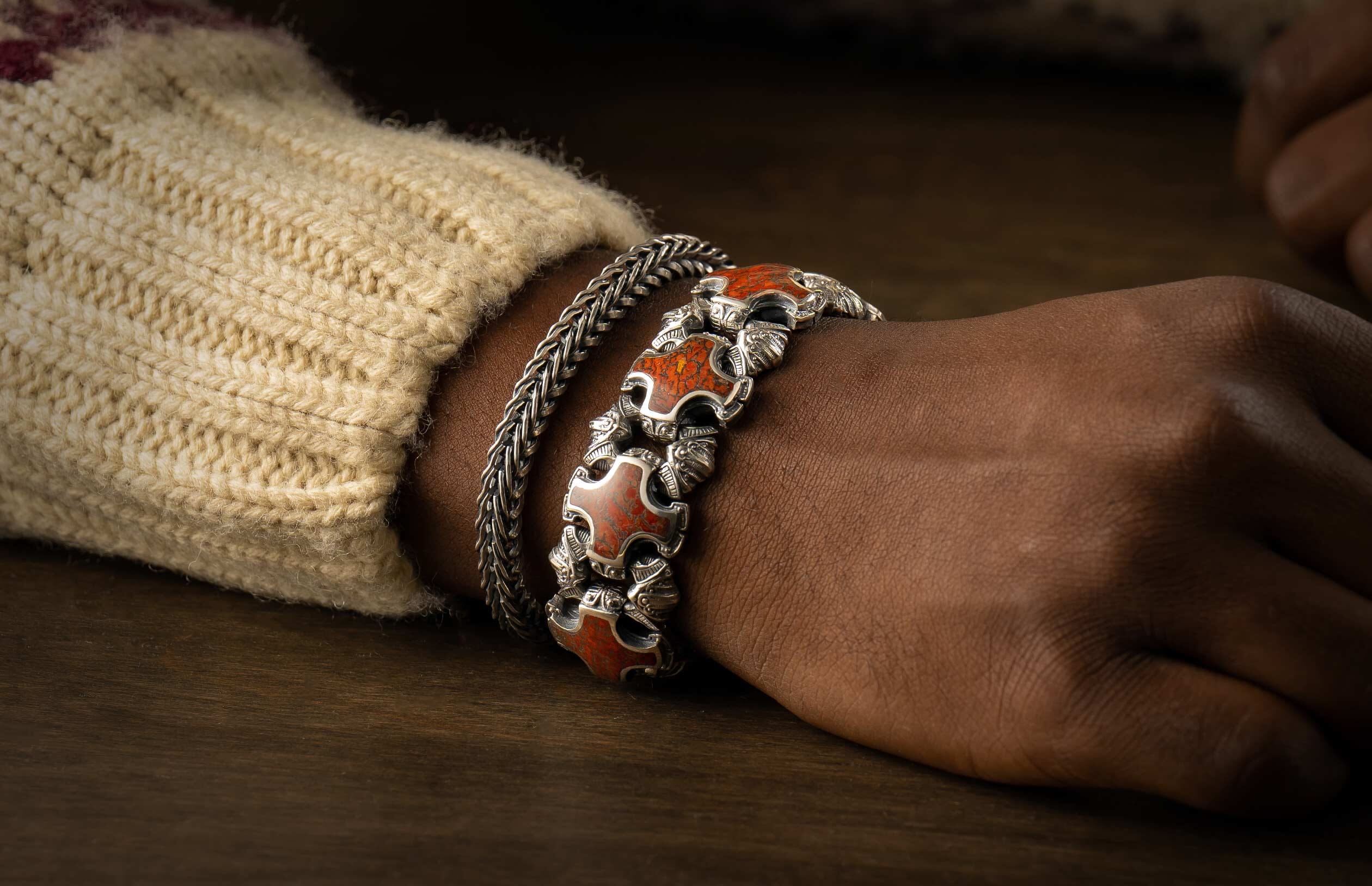 Grandis (BR5S DB RB) Men's Bracelet | William Henry