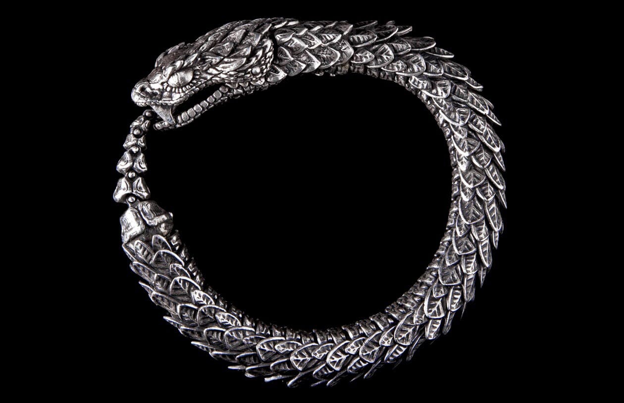 Ouroboros bracelet online mens