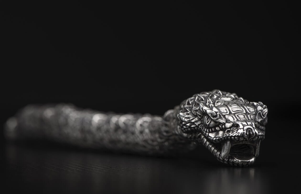 Unique Sterling Snake offers Bracelet