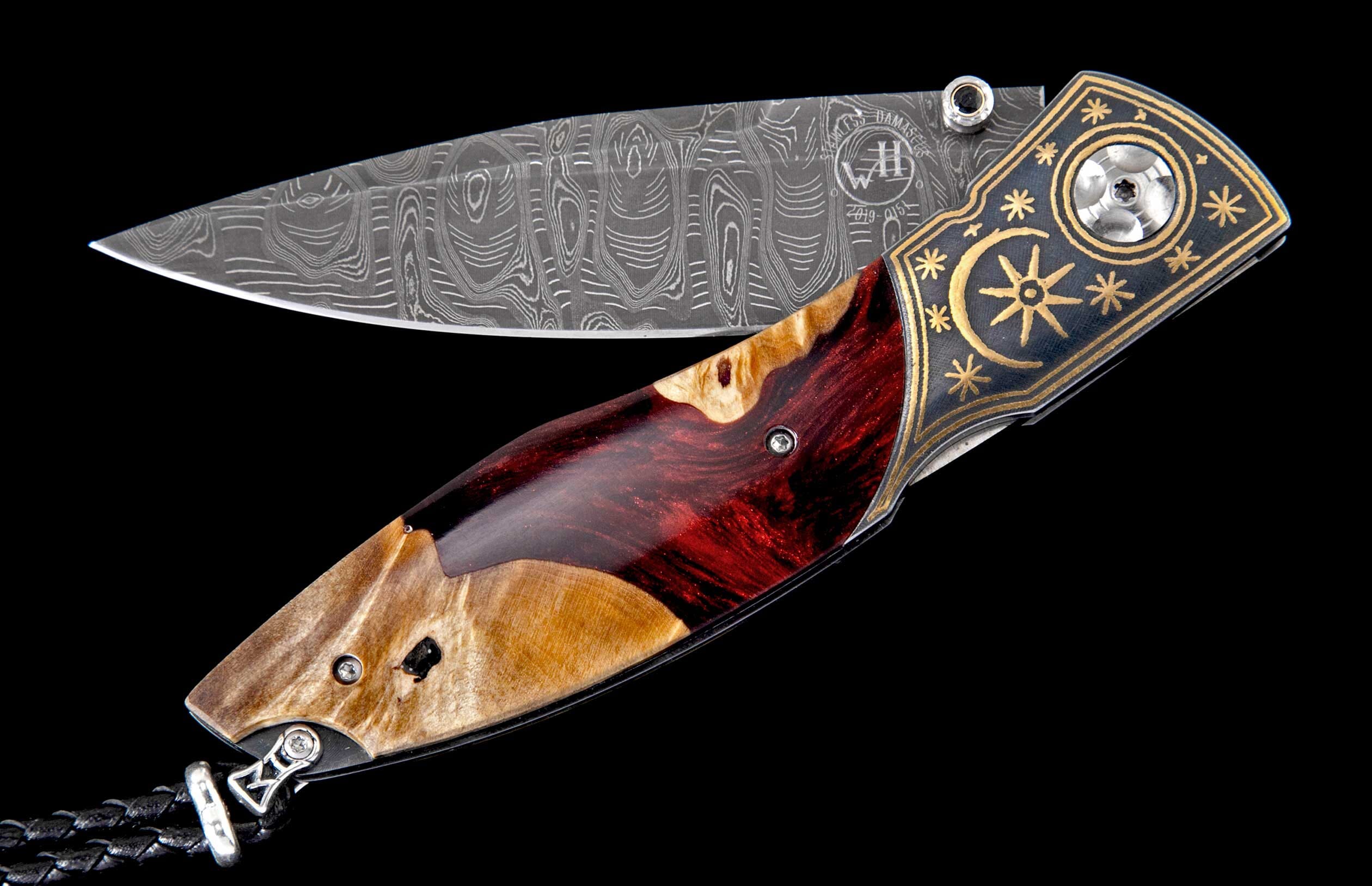 24K gold Koftgari inlaid with natural wood & resin hybrid 