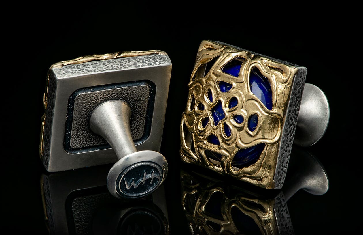 Lotus (CL LAP YG) Cufflinks | William Henry