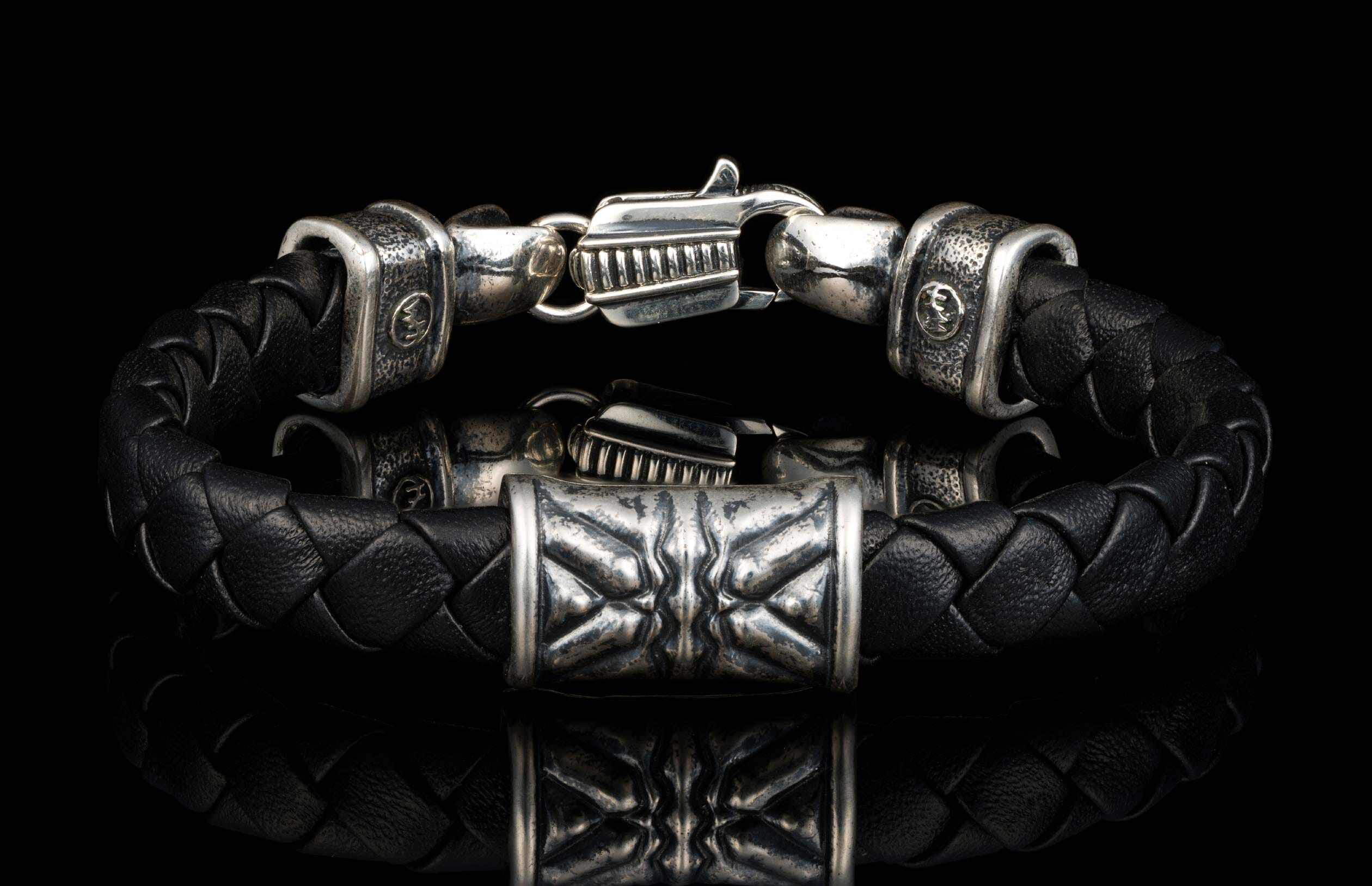 Leather Jewelry Collection (Bracelets & Pendants) for Men