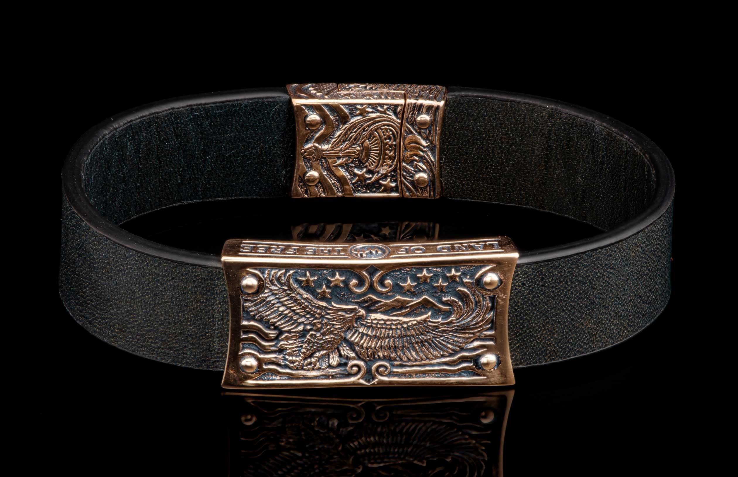Apollo Braided Leather Bracelet in Multiple Leather Colors