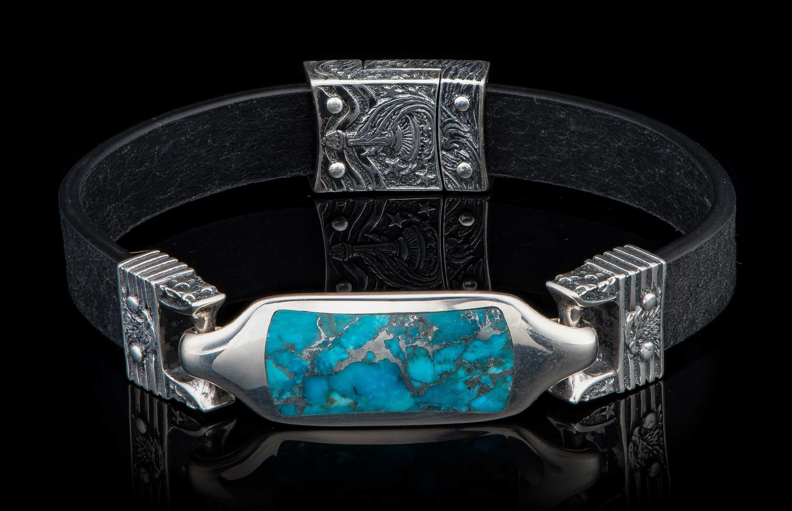 Florence - Turquoise/Black