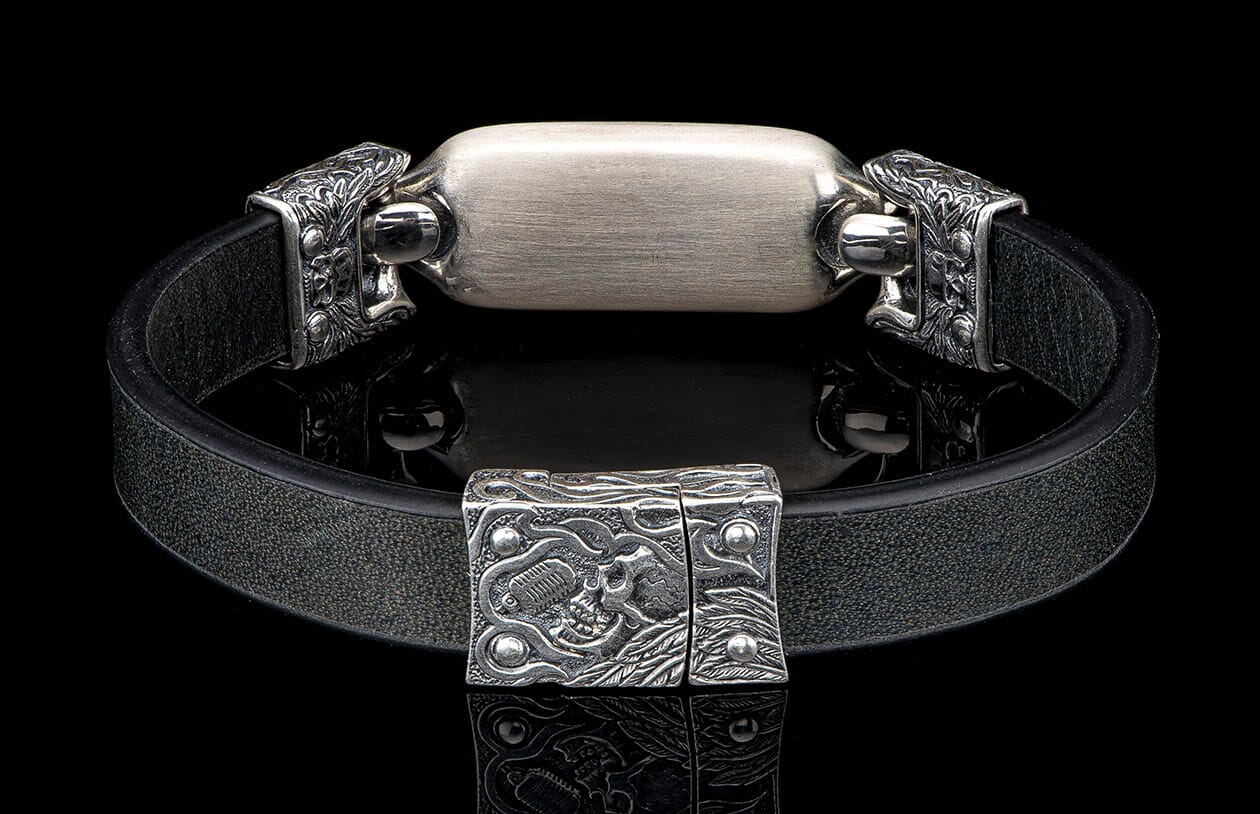 Layla - Dino/Black (LC193 RRDB BLK) Men's Bracelet | William