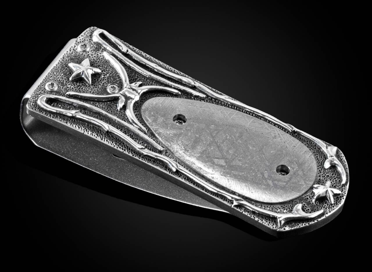 HYRON WORKS（ハイロンワークス）　MONEY CLIP type 2 Alpine Swiss Harper Mens RFID Slim Money Clip Front Pocket