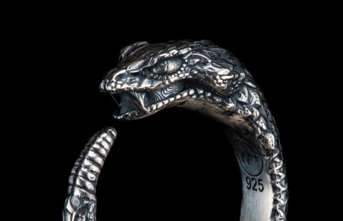 The Ring of The Noble One Silver Sterling 925 with White Rhodium Plating / 11.5