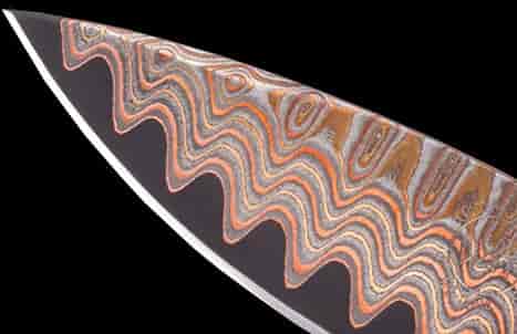 Copper Wave damascus